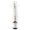 Pleaser - ADORE1016 Bottes de plateforme, Pole dance chaussures - Chaussures de pole dance - Blanc Product image
